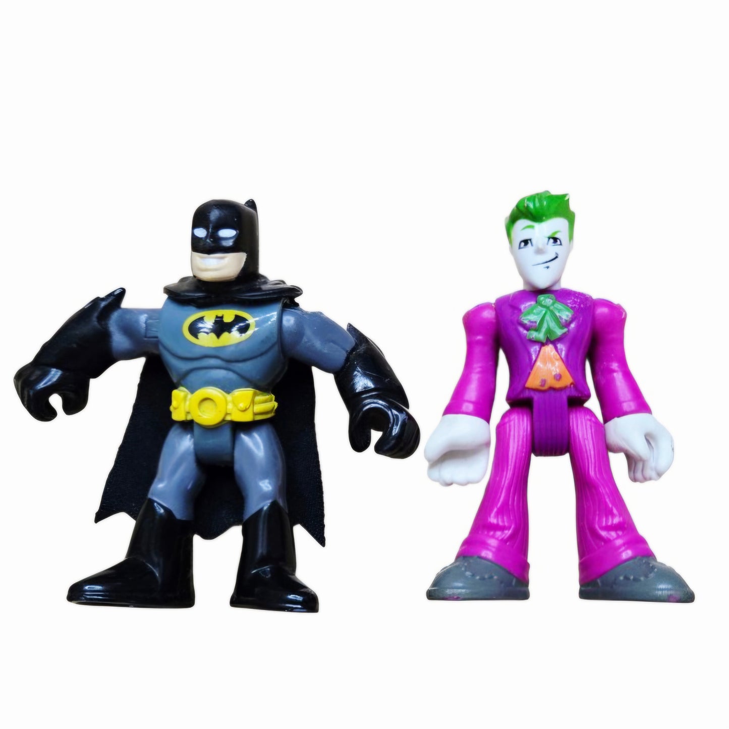 Imaginext DC Super Friends Batman & Joker 3 " Action Figures Lot Fisher-Price