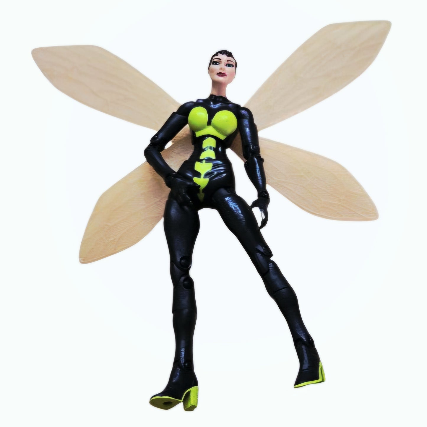 ToyBiz Marvel Legends The Wasp Black/Green Variant MODOK Series 15 Loose (2006)