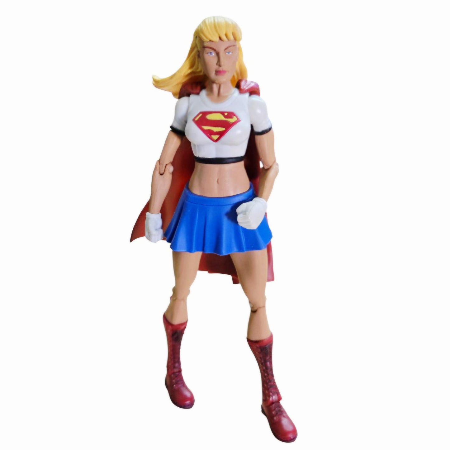 DC Super Heroes Series 2 Supergirl Action Figure (Mattel 2006) – White Shirt