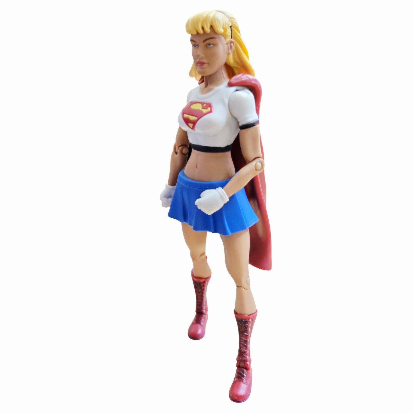 DC Super Heroes Series 2 Supergirl Action Figure (Mattel 2006) – White Shirt