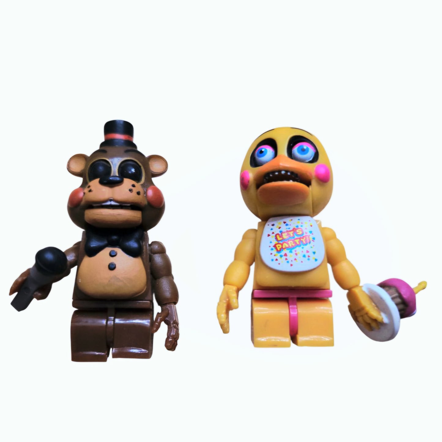 Five Nights at Freddy’s FNAF Minifigures Set of 4 - Toy Freddy Chica Bonnie