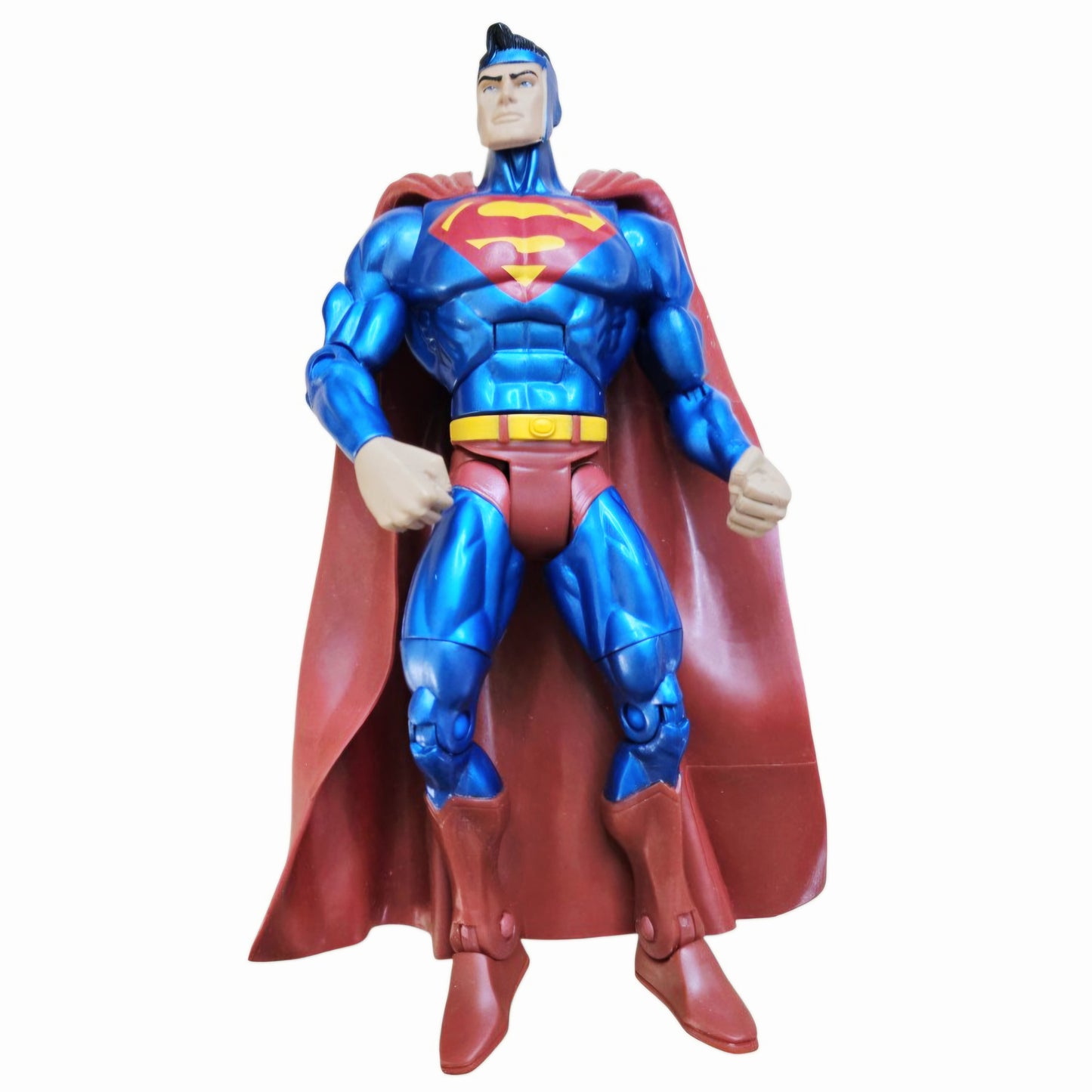 2007 Mattel DC Super Heroes Kal-El Superman 6" Action Figure Metallic Suit