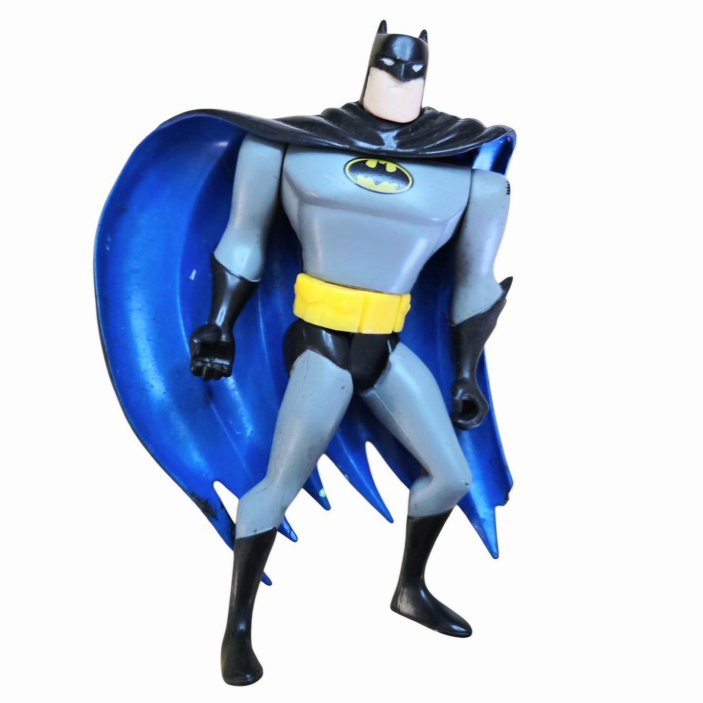 Vintage Batman Animated Series Action Figure - Hasbro Kenner 90s Grey Blue