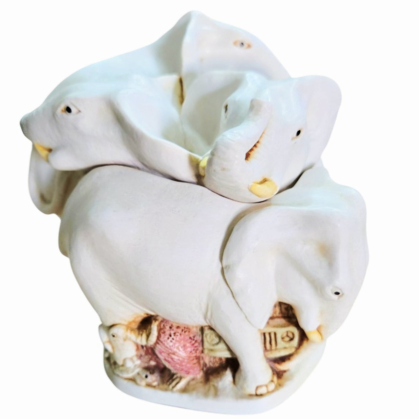 Harmony Kingdom Rather Large Safari Elephant Trinket Box Figurine #TJRLSA