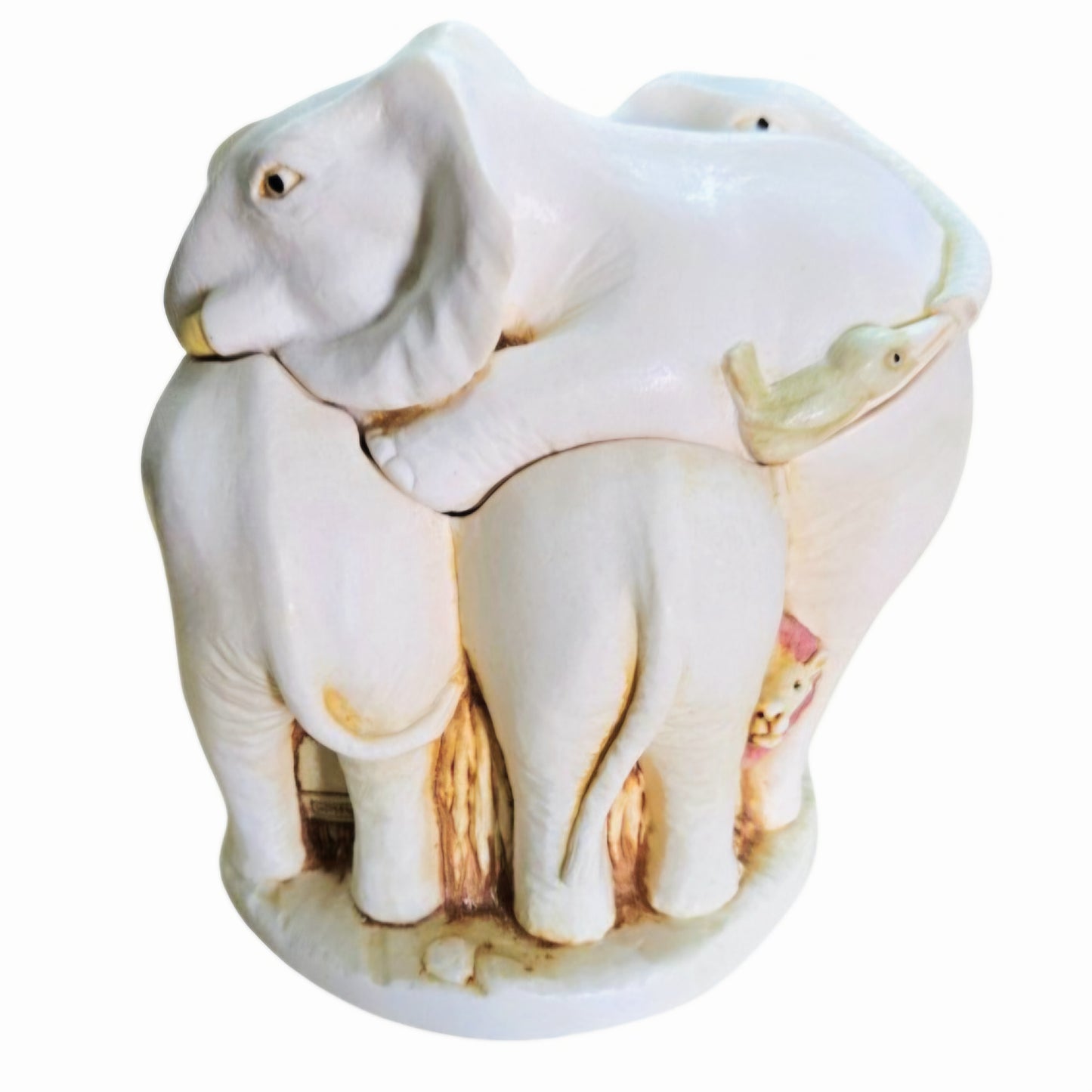 Harmony Kingdom Rather Large Safari Elephant Trinket Box Figurine #TJRLSA
