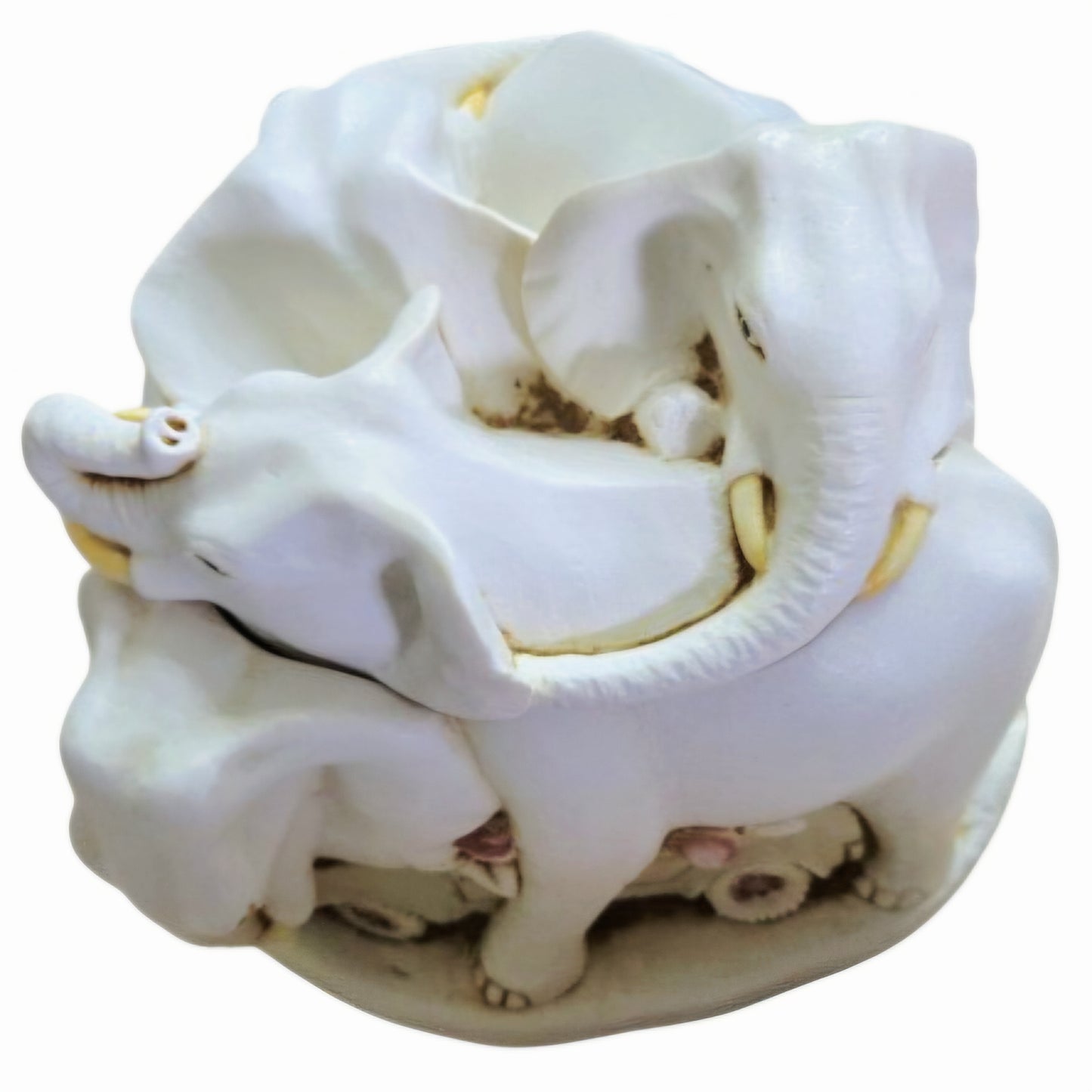 Harmony Kingdom Rather Large Safari Elephant Trinket Box Figurine #TJRLSA