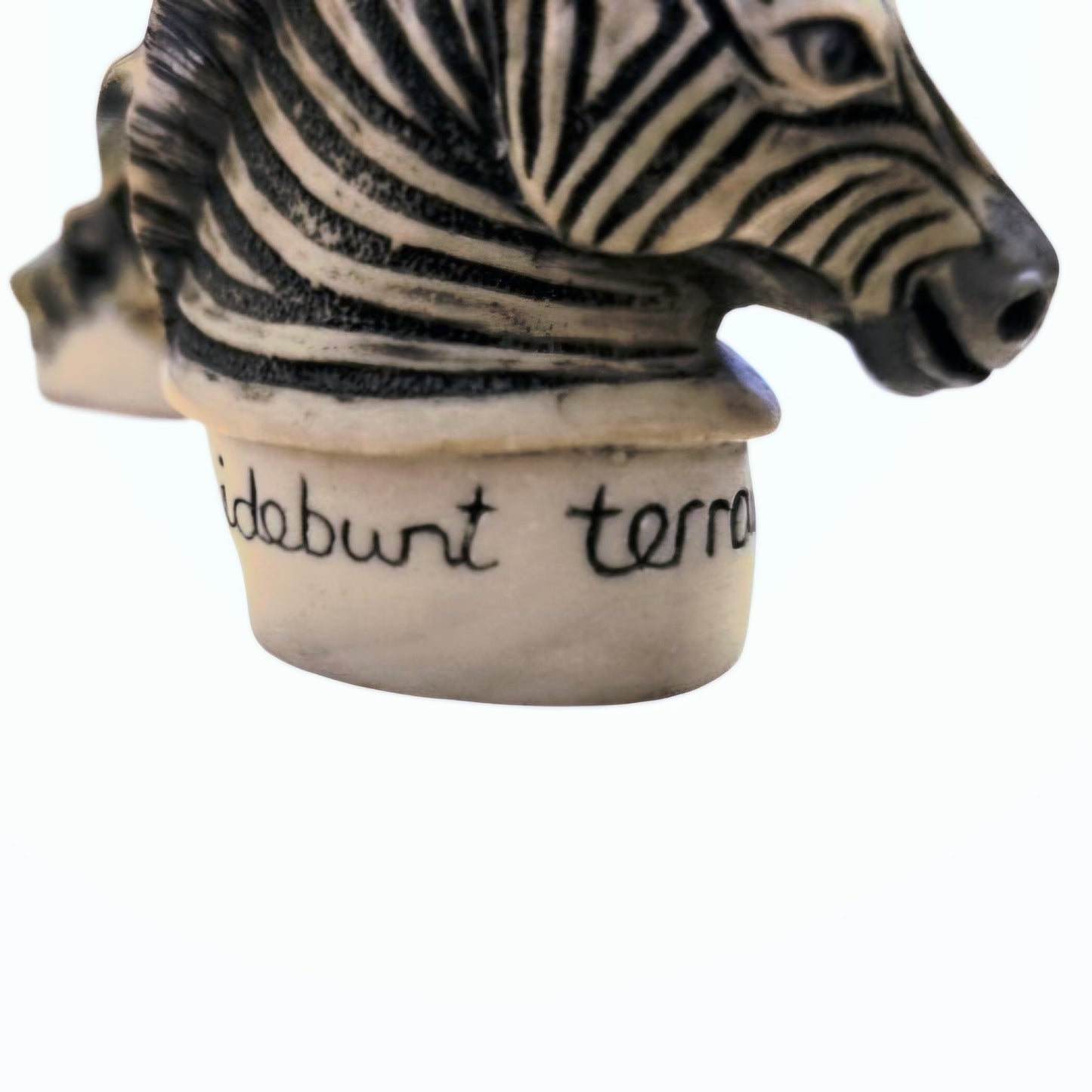 Harmony Kingdom Driver’s Seat Zebra/Lion Box Figurine Peter Calvesbert Vtg. 1997