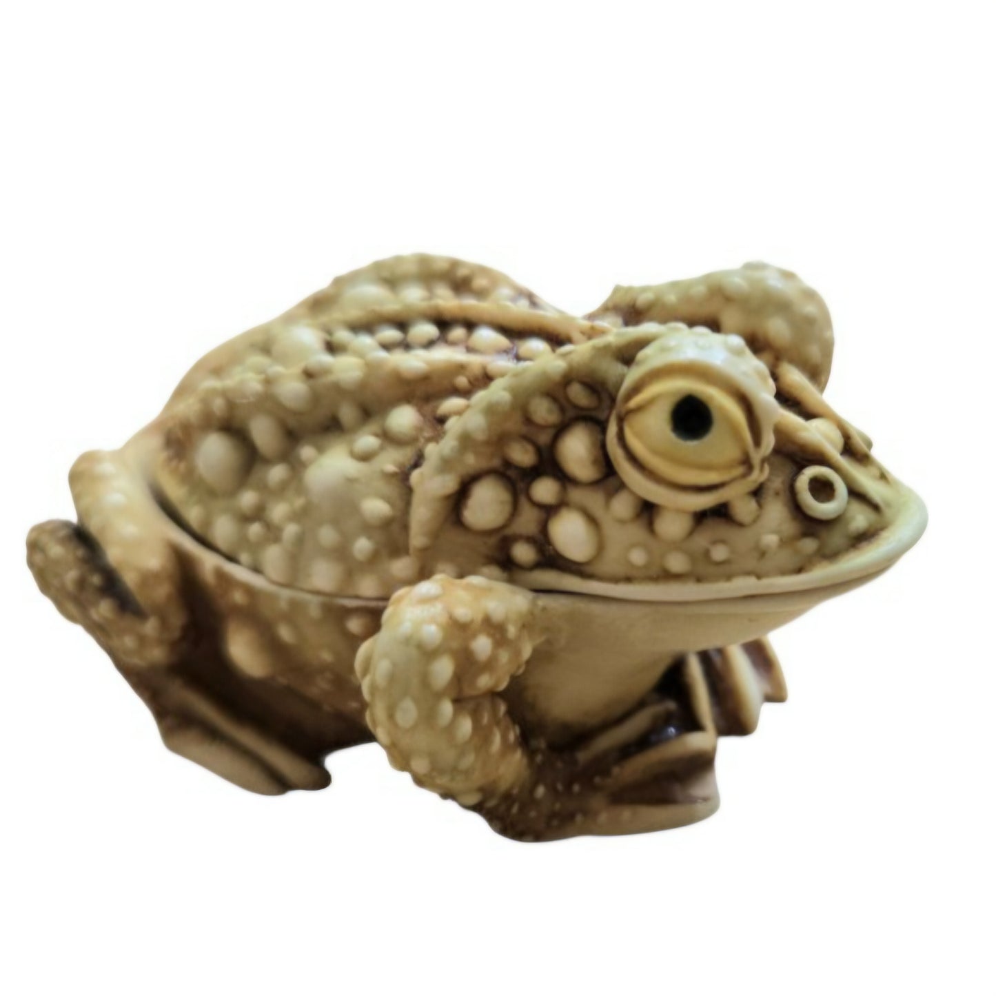 Harmony Kingdom Princely Thoughts "TOAD FROG" Trinket Box Figurine Retired (1987)
