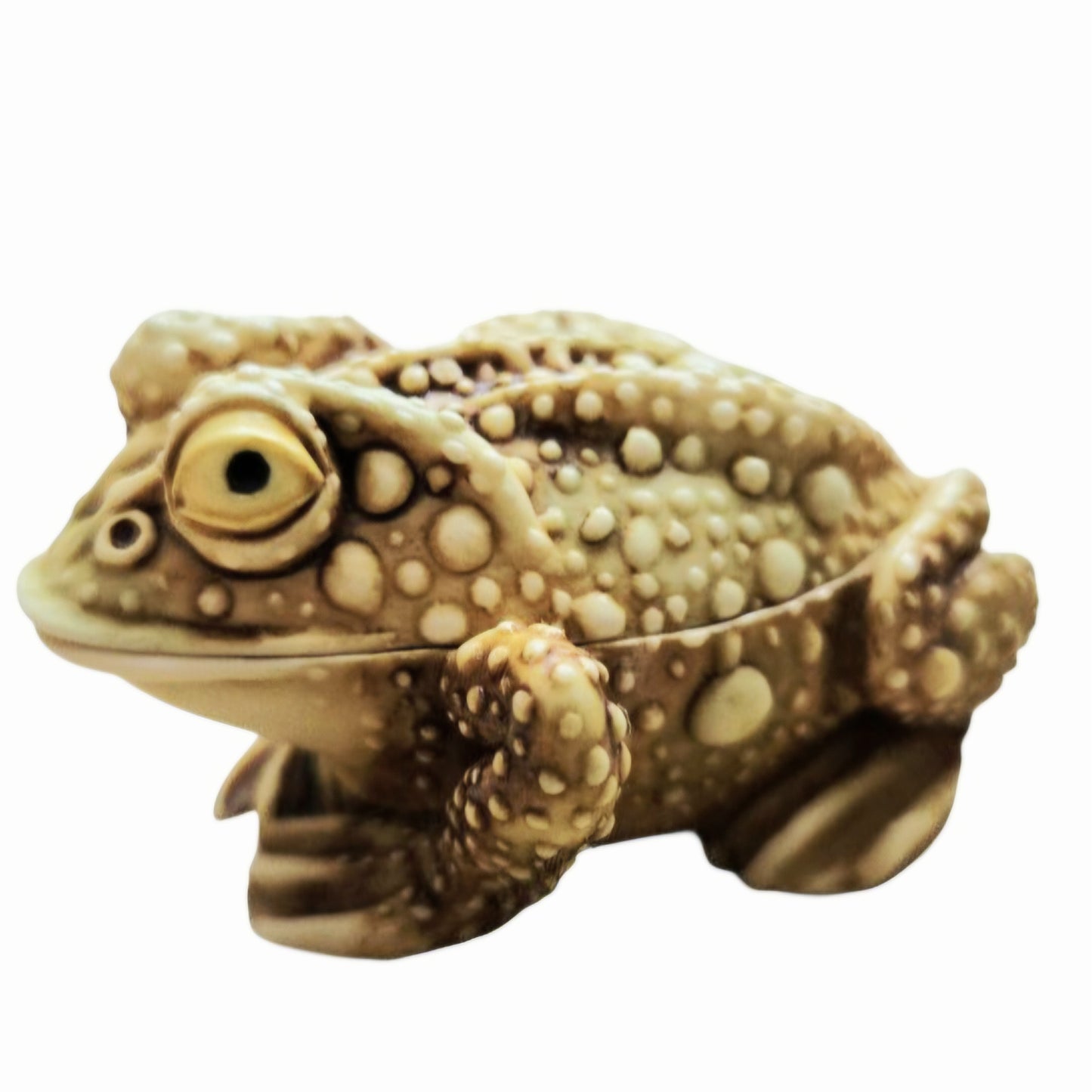 Harmony Kingdom Princely Thoughts "TOAD FROG" Trinket Box Figurine Retired (1987)