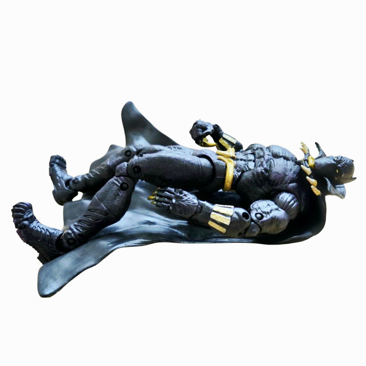 ToyBiz Marvel Legends Series 10 Sentinel BAF Black Panther Action Figure Cape