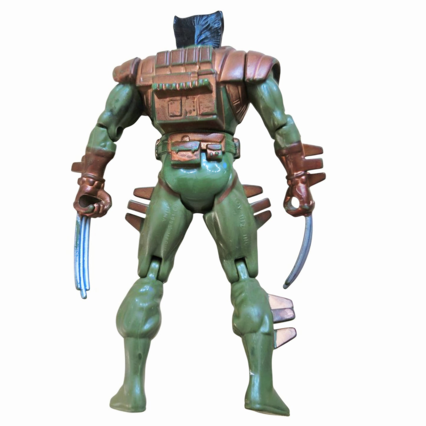 Vintage (1993) ToyBiz X-Men "SPY WOLVERINE" Green Suit KB Toys Exclusive