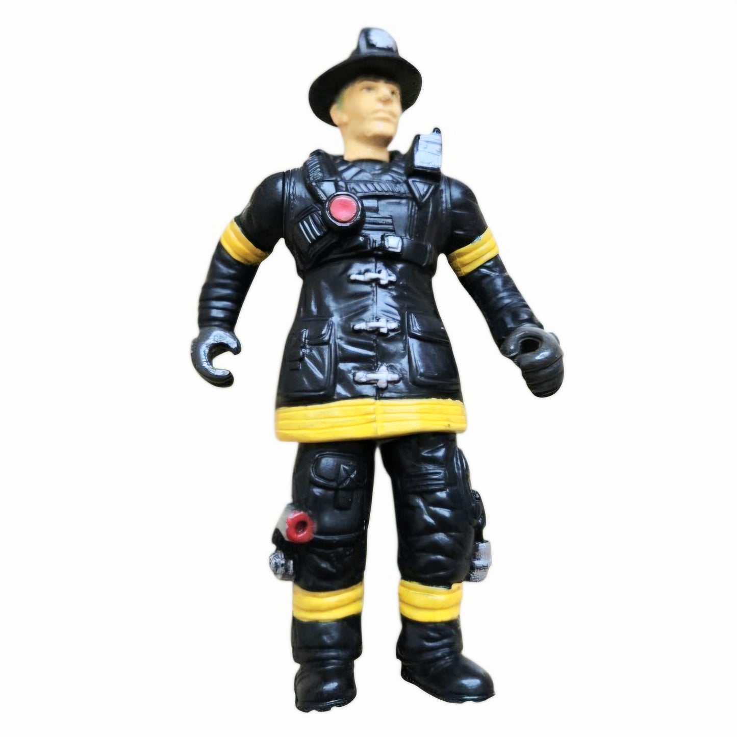 Four (4) *Vintage Chap Mei "Firefighters" Action Figures w/ Tools [1999]