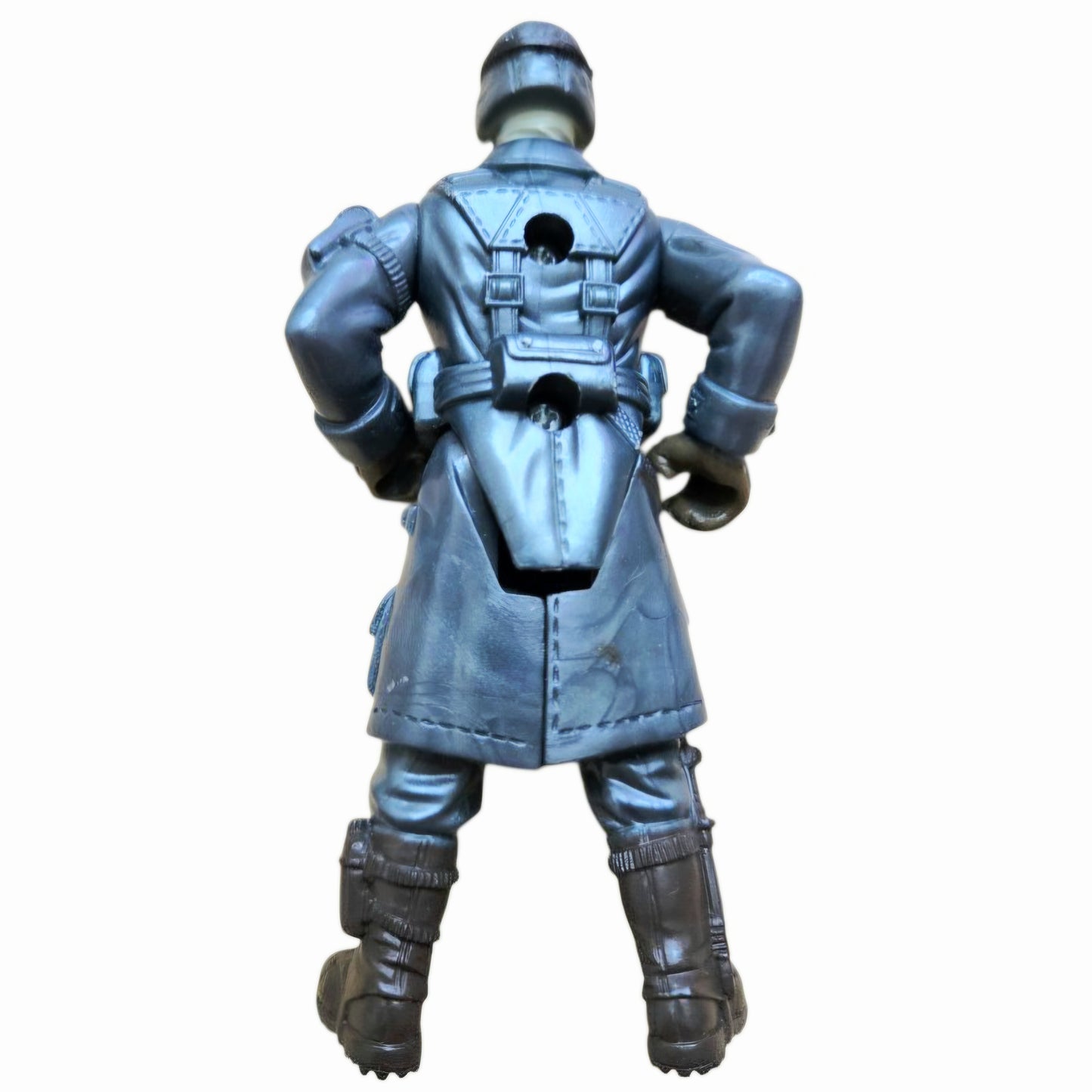 Chap Mei Soldier Force Cold Ops Winter Blue Trench Coat Soldier Figure 4"