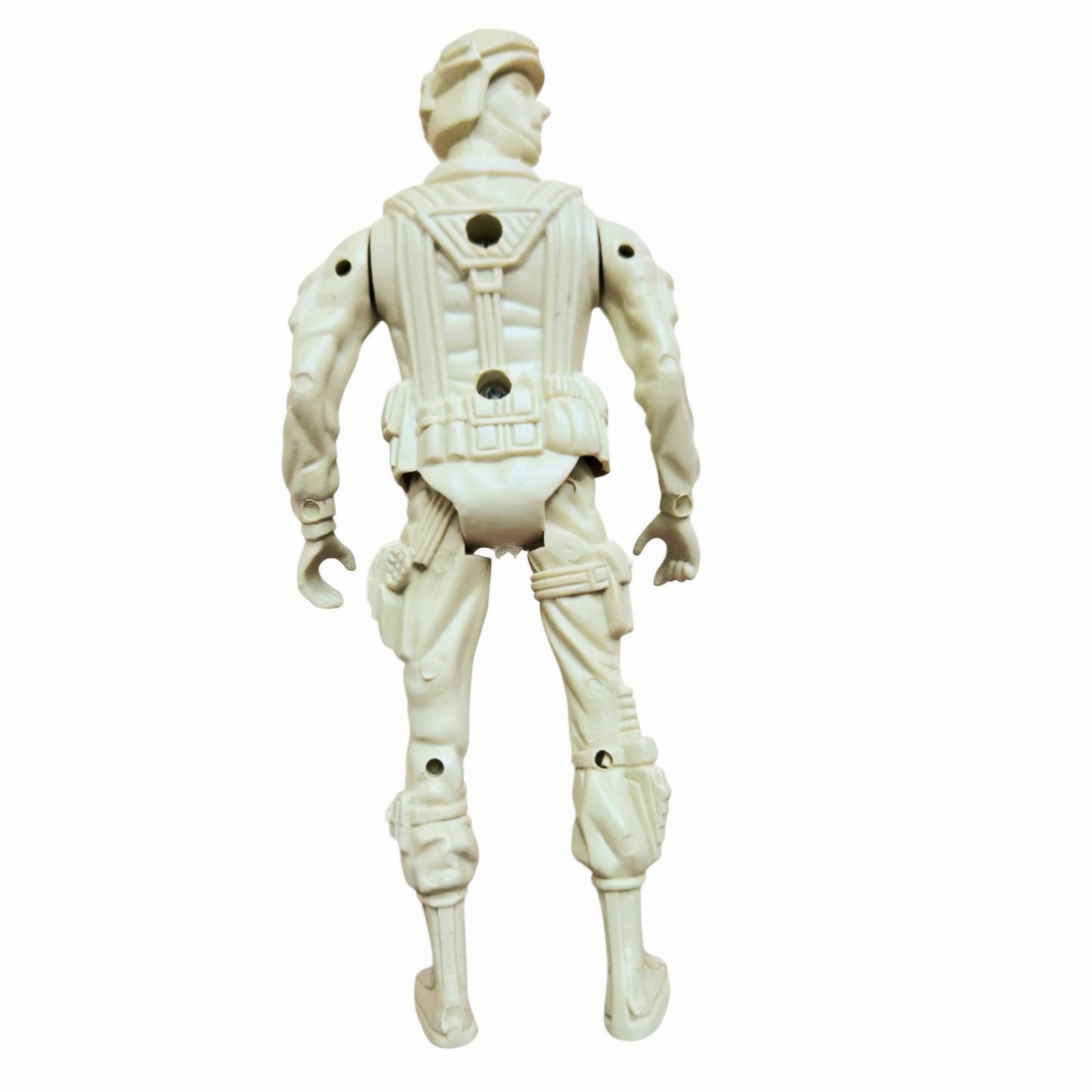 A 4" Military Special Forces Action Figure - Tan & Black Camo Soldier