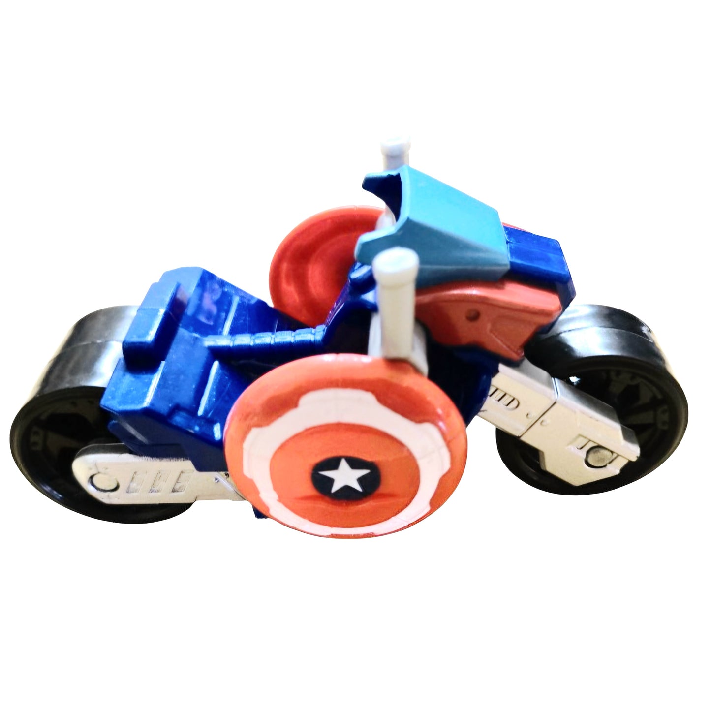Playskool Heroes Marvel Super Hero ADV. Captain America (Victory Launcher Cycle)