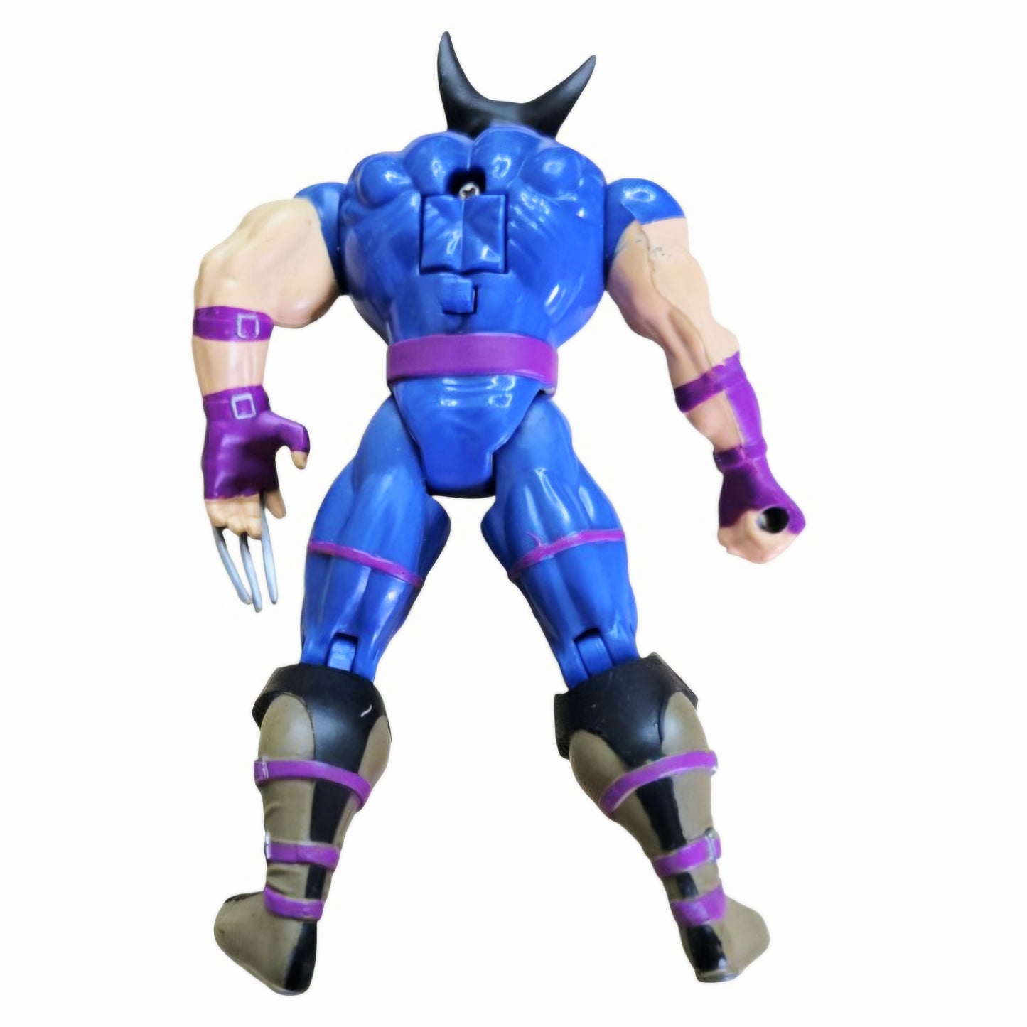 Vintage (1996) ToyBiz X-Men WOLVERINE Action Figure (Blue & Purple Variant)