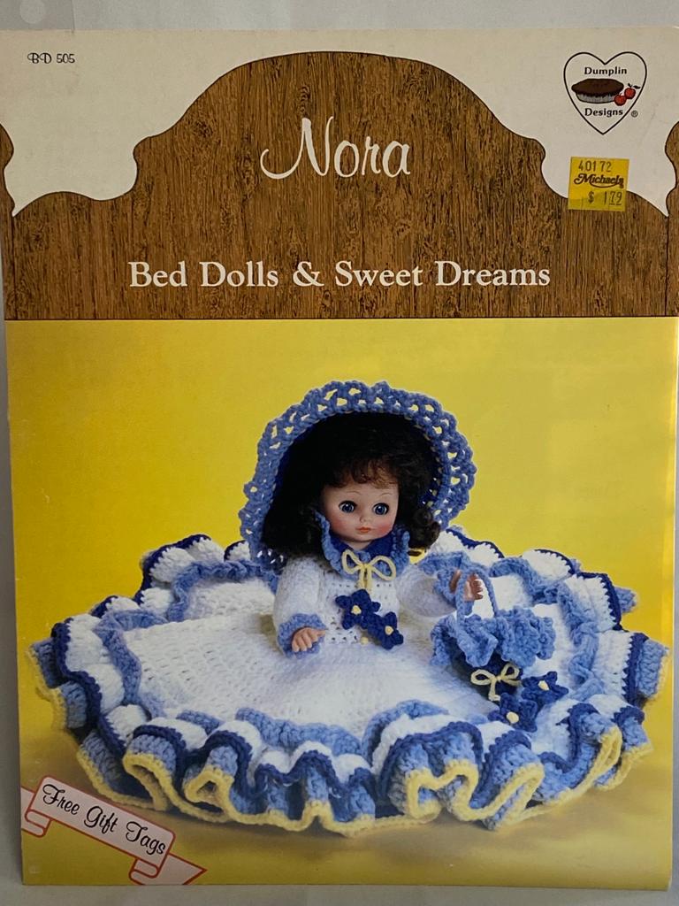 Four (4) *Vintage Bed Dolls & Sweet Dreams Crochet Patterns