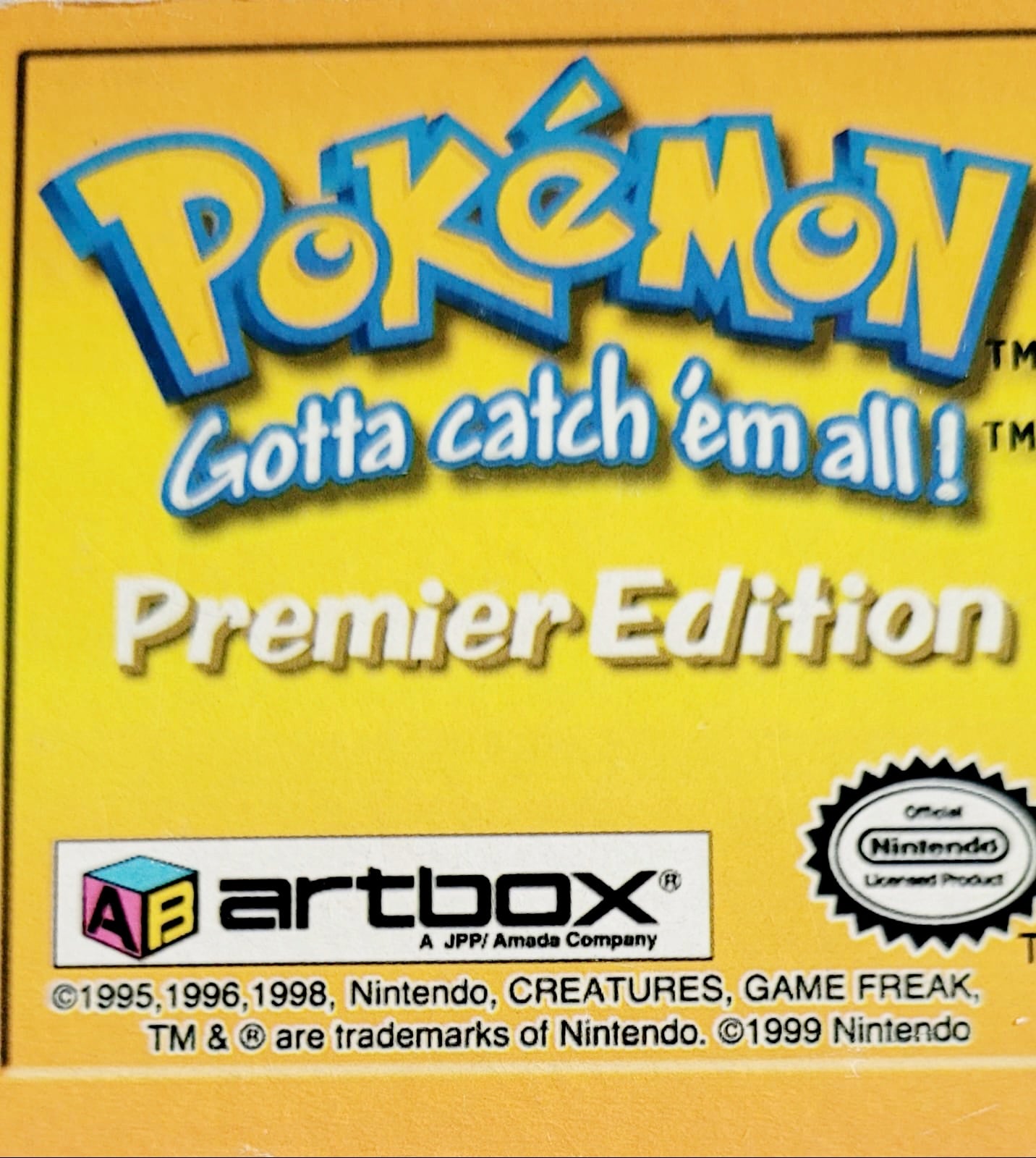 Pokemon Premier Edition Action Flipz Cards (Artbox, 1999)