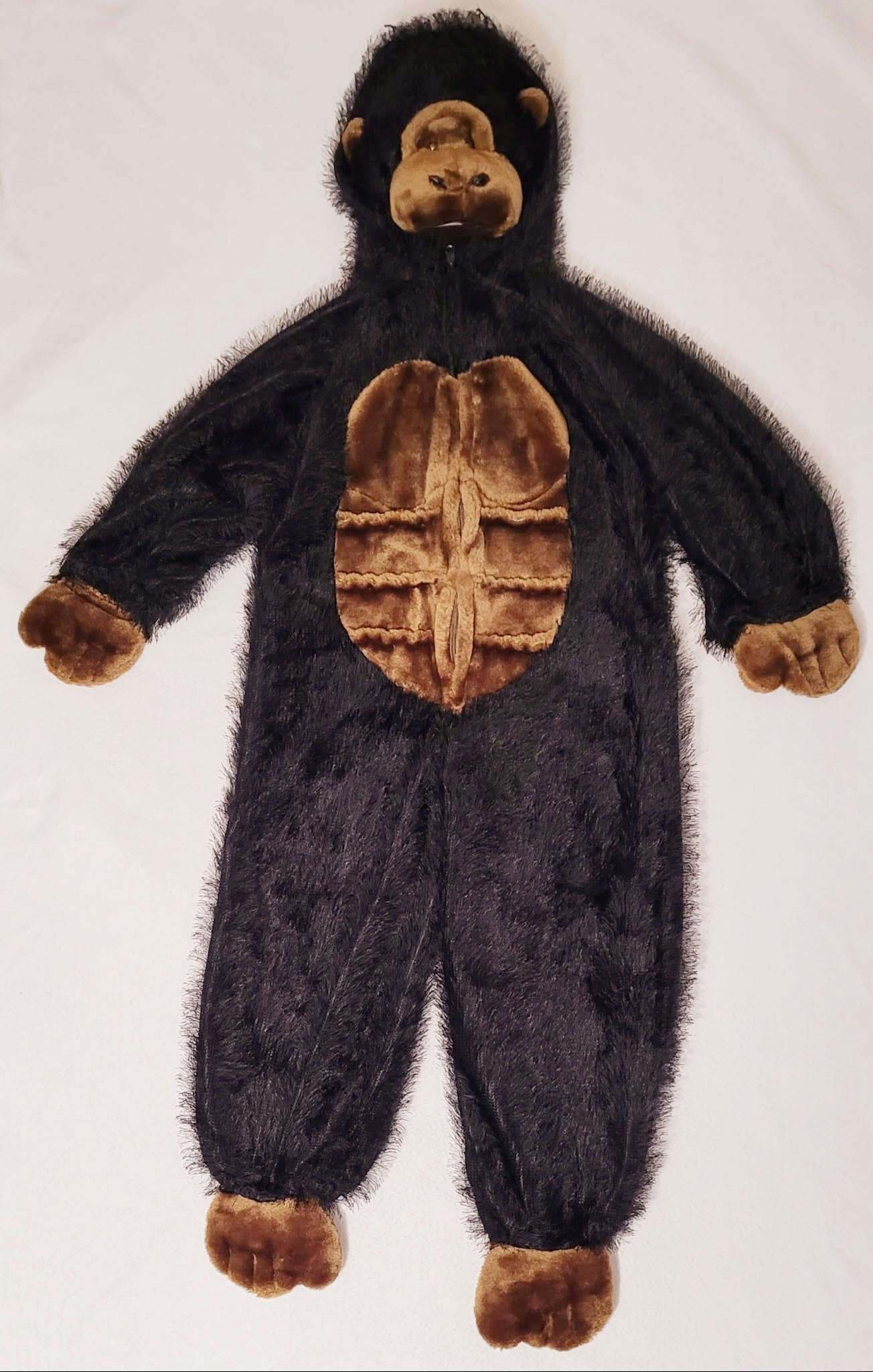 Child's "APE GORILLA" Full Body Halloween Costume (Size 47")