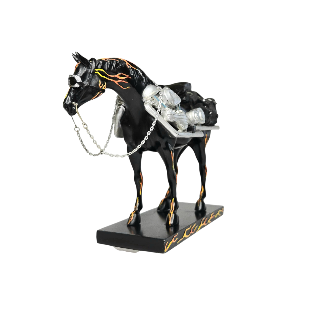 Retired *The Trail of Painted Ponies "Motorcycle Mustang" Horse #1450 Losoya 2E/4,763