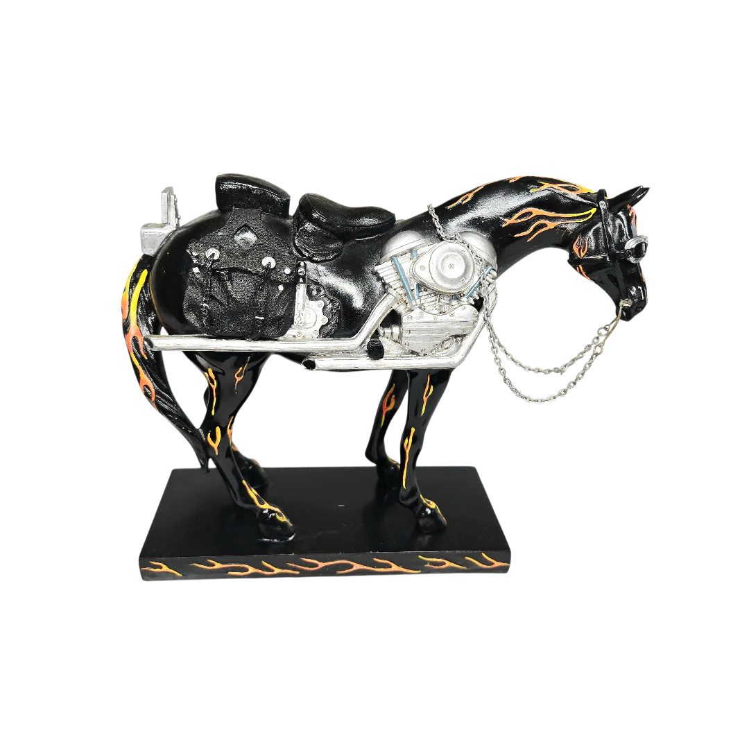 Retired *The Trail of Painted Ponies "Motorcycle Mustang" Horse #1450 Losoya 2E/4,763