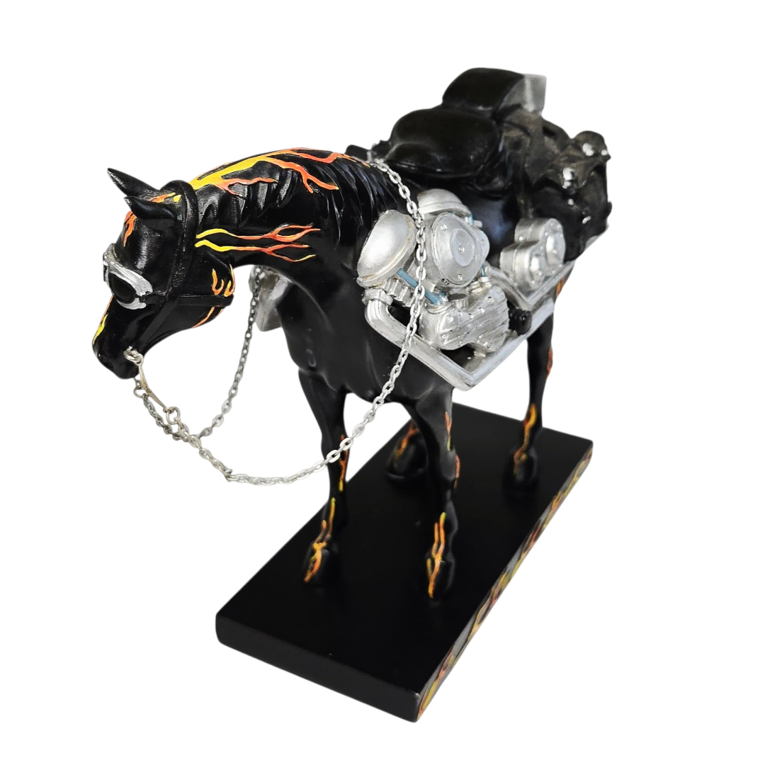 Retired *The Trail of Painted Ponies "Motorcycle Mustang" Horse #1450 Losoya 2E/4,763