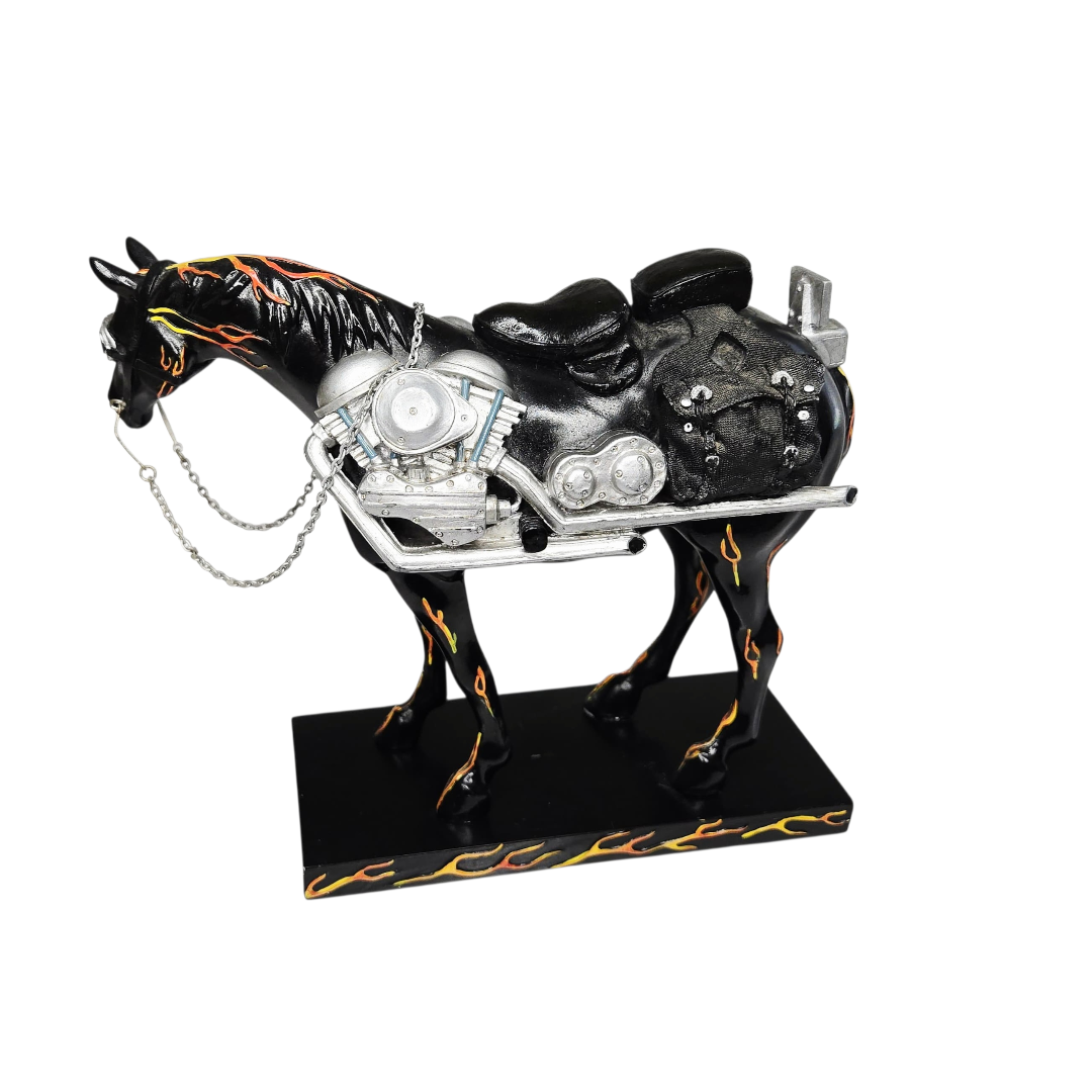 Retired *The Trail of Painted Ponies "Motorcycle Mustang" Horse #1450 Losoya 2E/4,763
