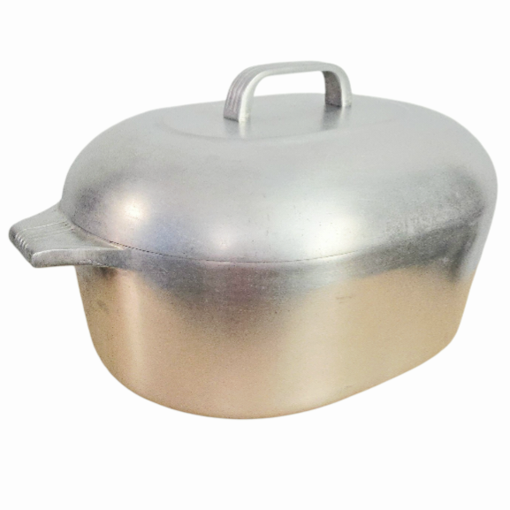 Vintage *Wagner Ware Sidney O Magnalite Oval 8qt Dutch Oven Roaster w/ Lid #4265-M