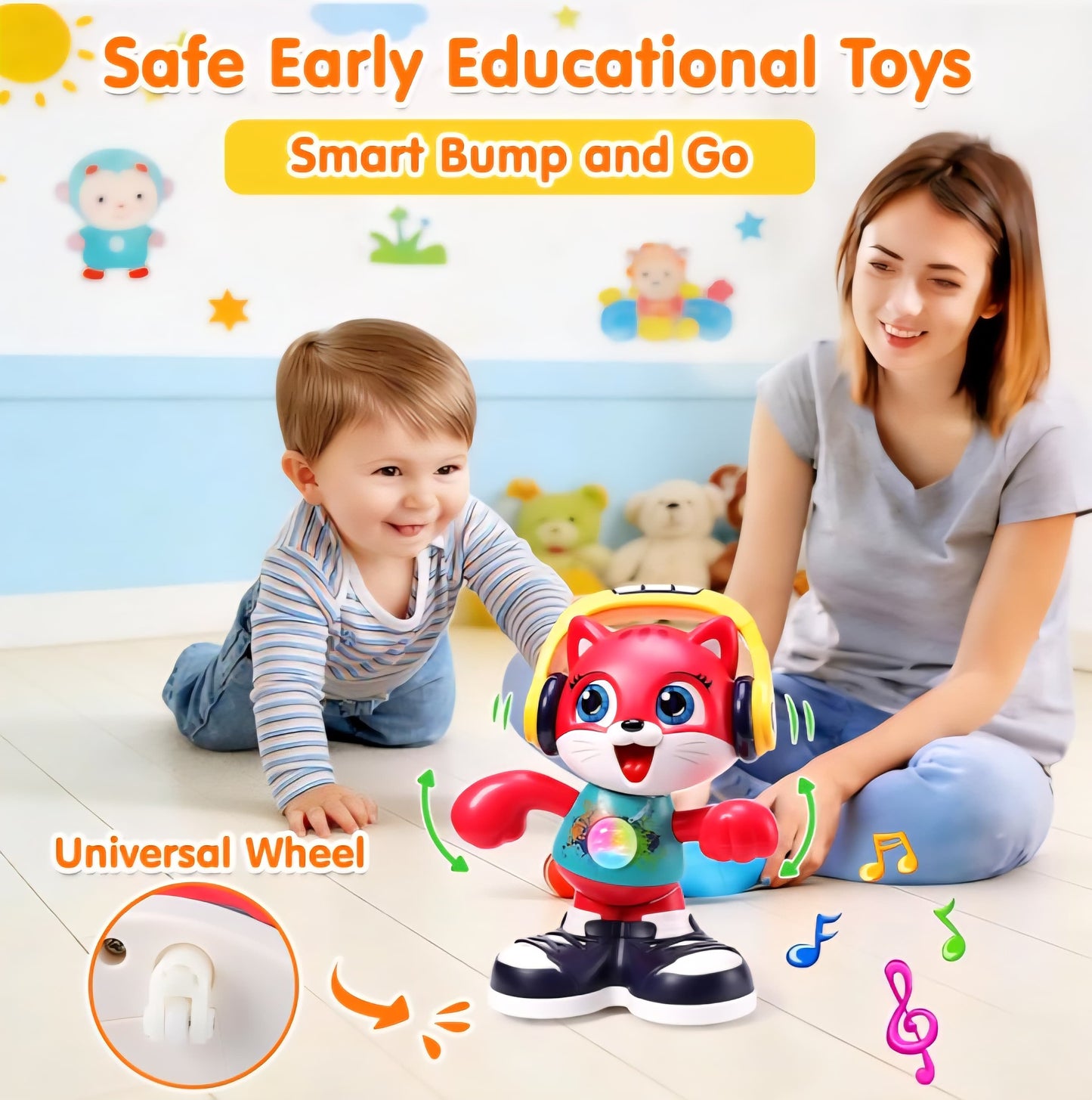 The Hola Dancing Cat - Interactive Musical Toy by (Yunaking)