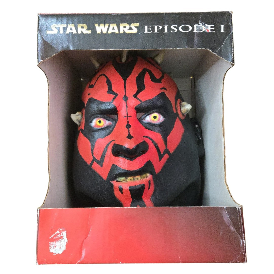 NIB (1999) Star Wars Episode I "DARTH MAUL" Don Post Mask - Vintage