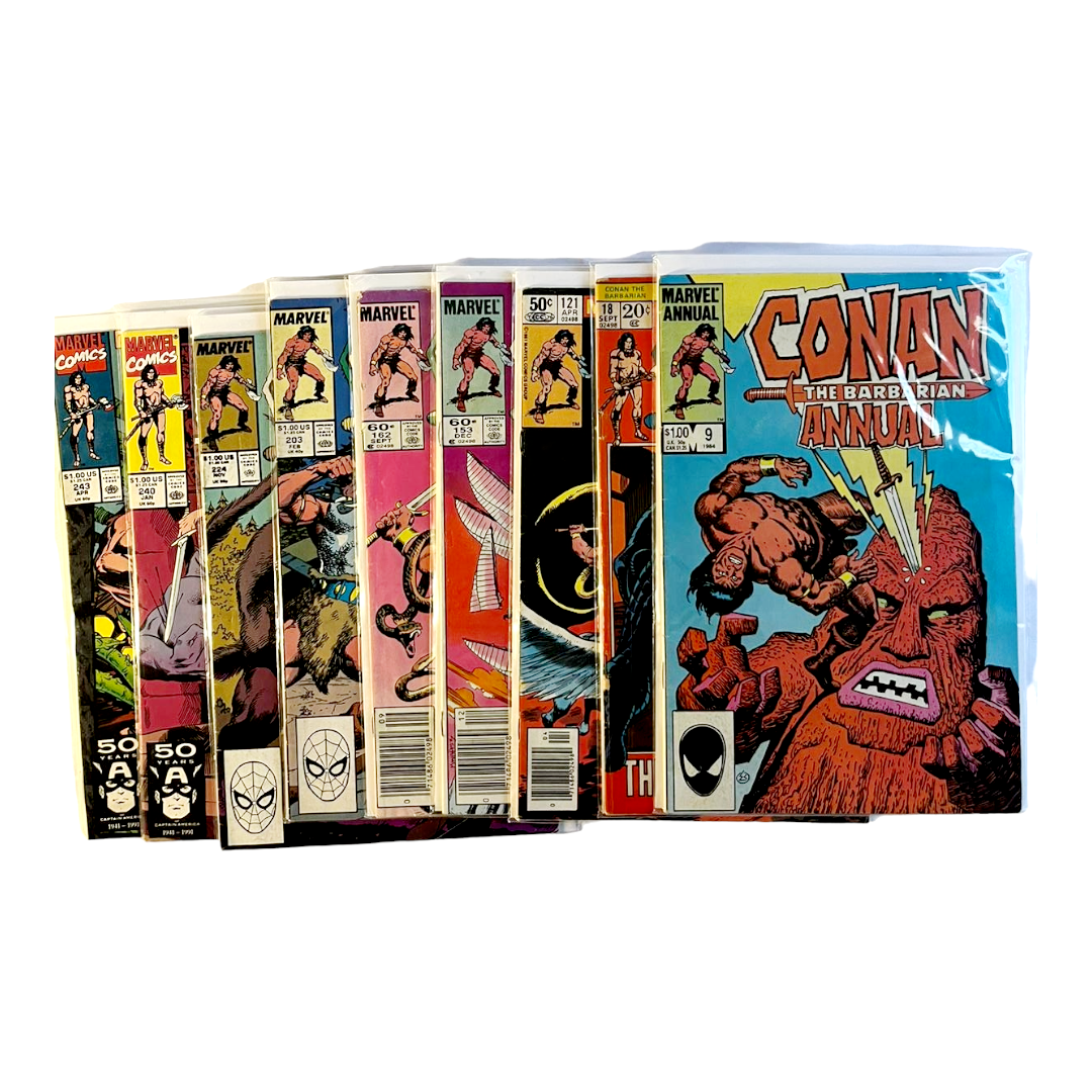 Marvel *Nine (9) Conan the Barbarian & Four (4) King Conan