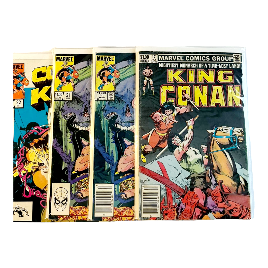 Marvel *Nine (9) Conan the Barbarian & Four (4) King Conan