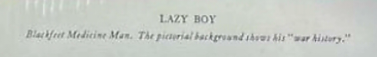 Portrait of Blackfeet Medicine Man "Lazy Boy" Winold Reiss 9" x 12" (1940)