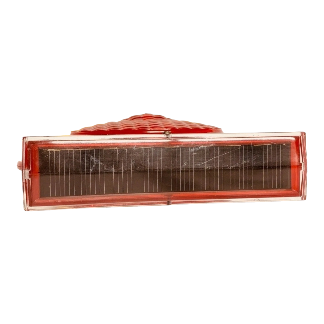 New *Type A & C Duel Function Red Solar Barricade Light