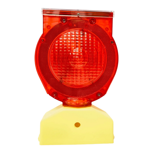 New *Type A & C Duel Function Red Solar Barricade Light