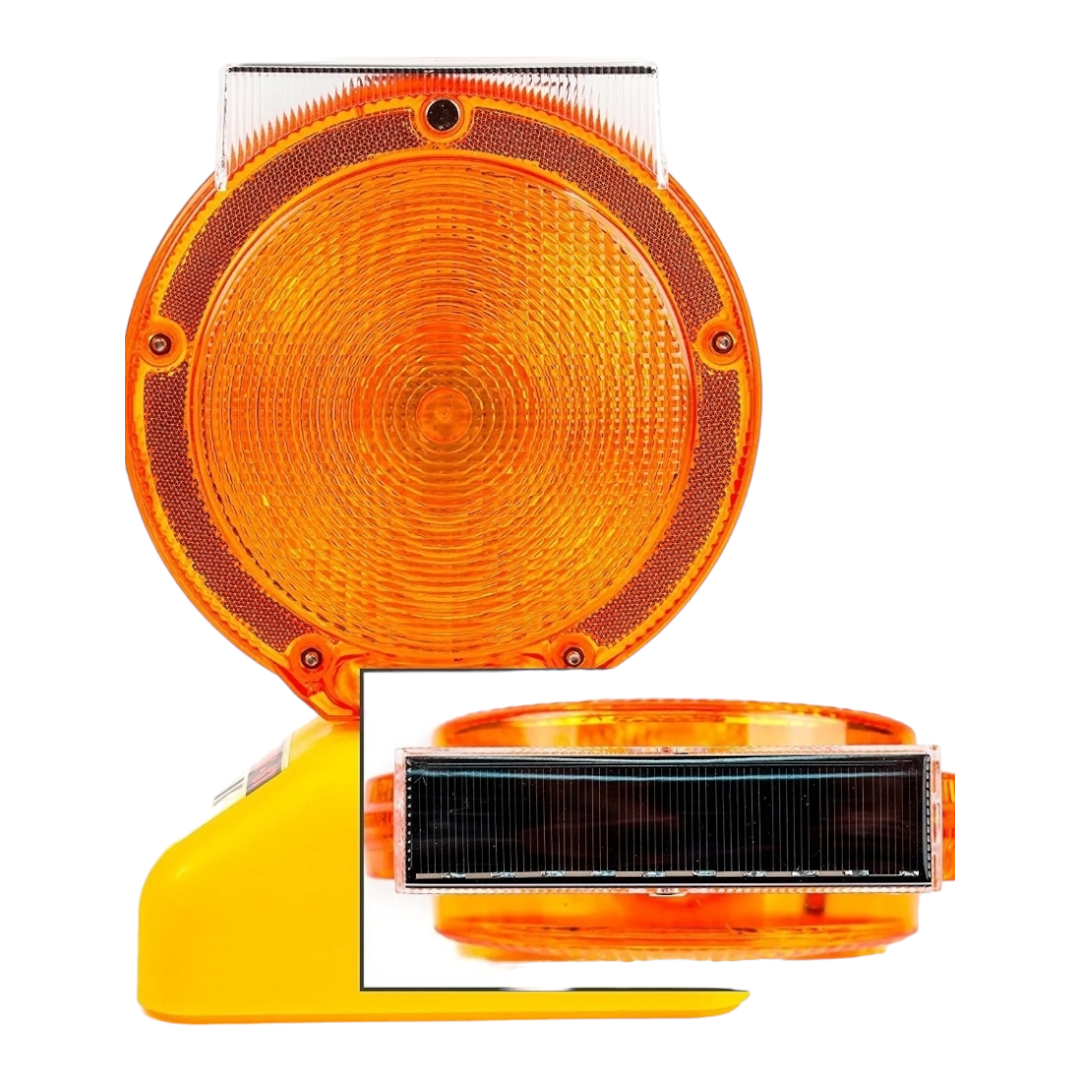 New *Type A & C Duel Function Orange Solar Barricade Light