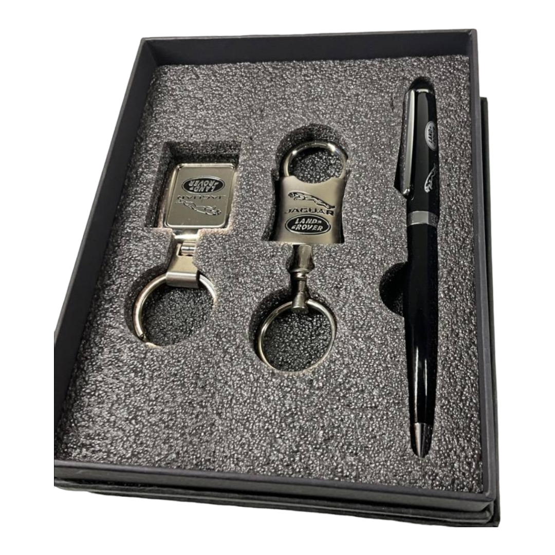 NIB *Land Rover / Jaguar 3-pc Key Chain & Pen Boxed Set