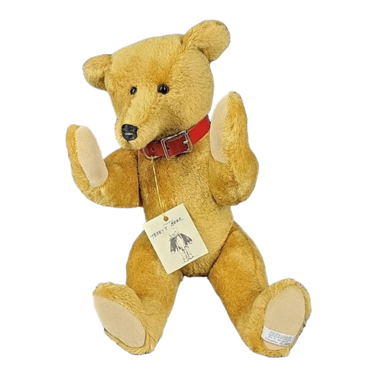Vintage *Rare Terry's 18" Jointed Teddy Bear "Michaud"(Made By Carrousel)