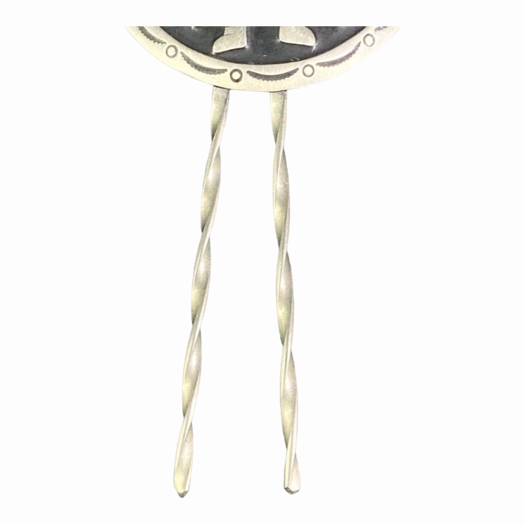 Beautiful *Vintage Sterling Silver Kachina Hair Stick Pin