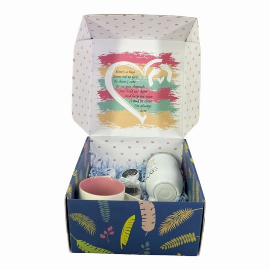 NIB *"Send-A-Hug" in a Box Filled w/ Goodies