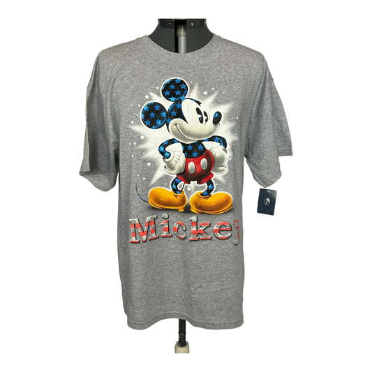 New *Disney 'MICKEY' Grey T-shirt (size L)