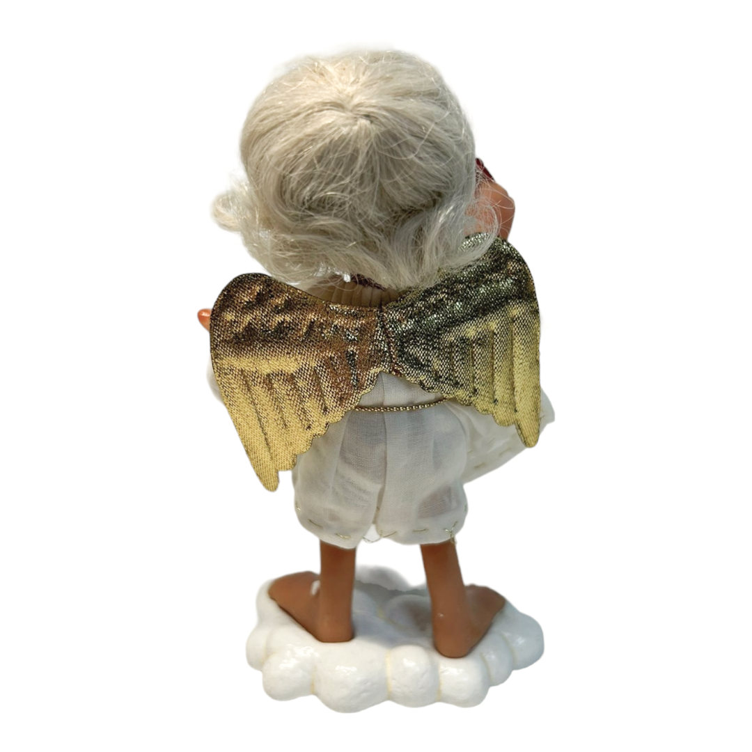 New *Goebel Reminder Angel: "Be On Time" w/ Box #823064