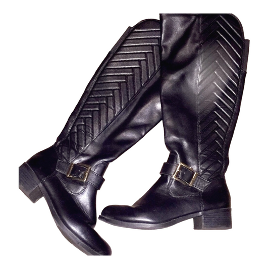 Merona *Sybil Women's Knee High Black Boots (size 9)