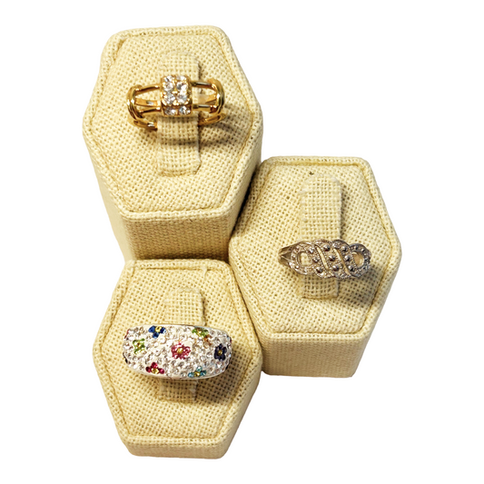 Three (3) *Beautiful Women's Ring Lot (sz 7.75)