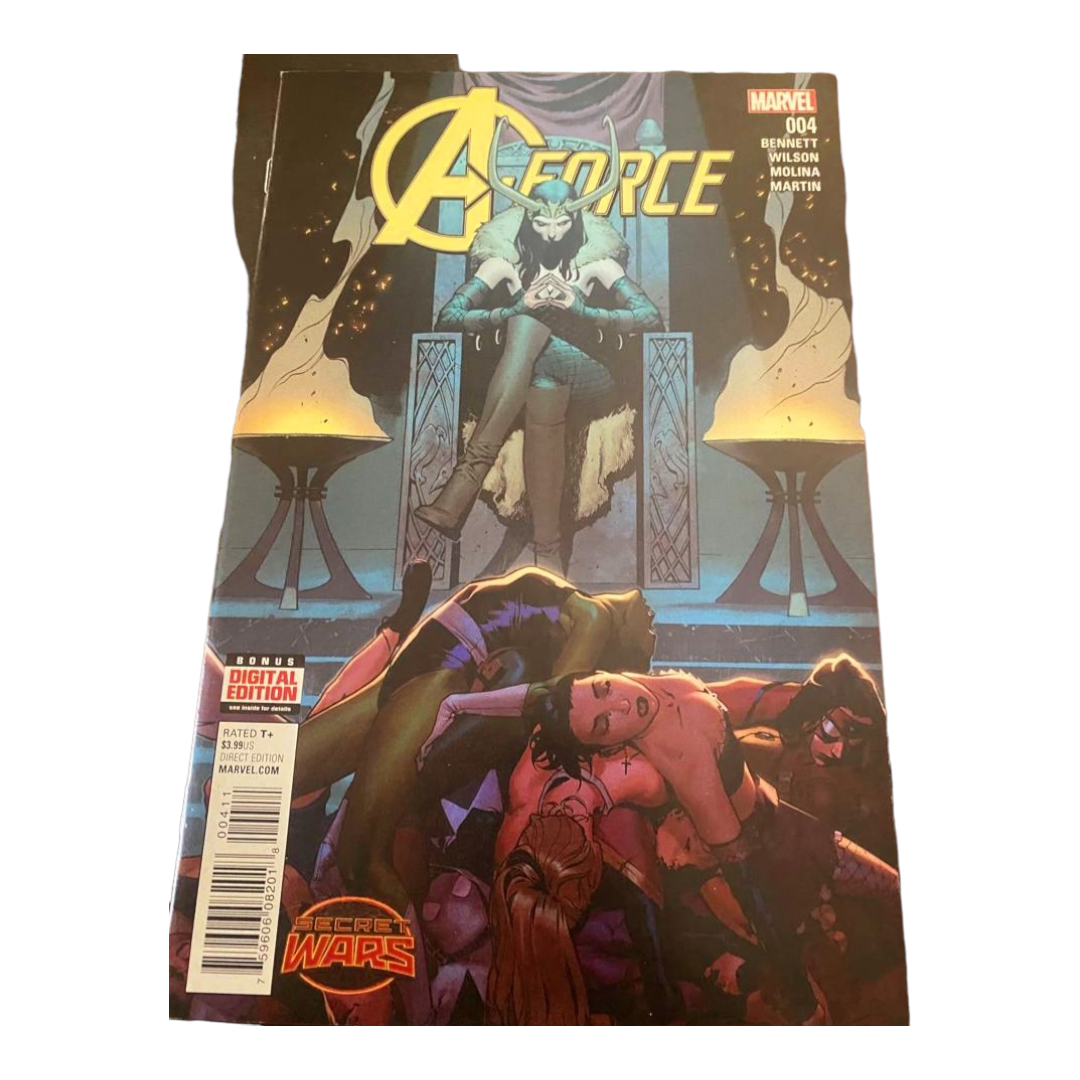 A - Force Marvel Comic Books #1, 4 & 5