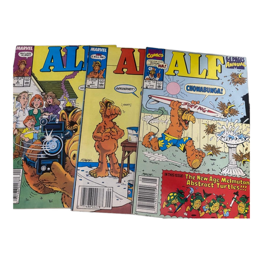 Marvel "Alf" Comic Books (#2, 3 Annual & 7)