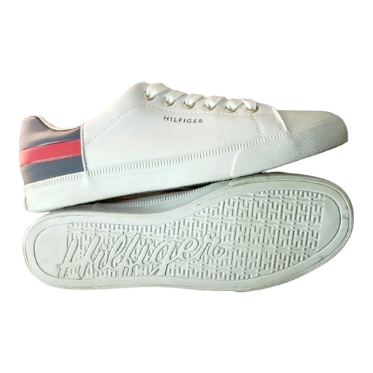 Tommy Hilfiger Women Laddin White Multi Fashion Sneaker (Size 7m)