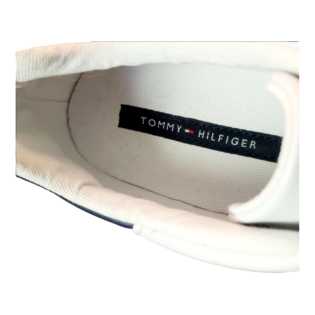 Tommy Hilfiger Women Laddin White Multi Fashion Sneaker (Size 7m)