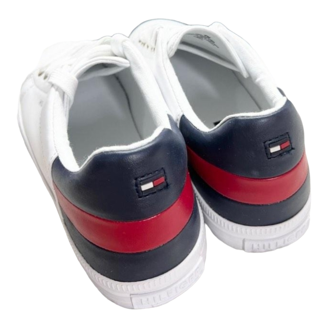 Tommy Hilfiger Women Laddin White Multi Fashion Sneaker (Size 7m)