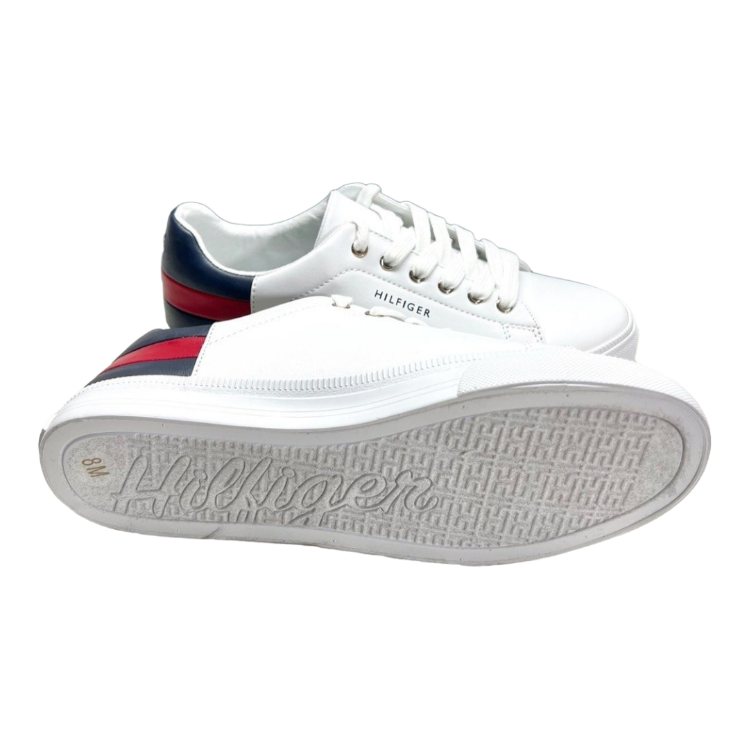 Tommy Hilfiger Women Laddin White Multi Fashion Sneaker (Size 7m)